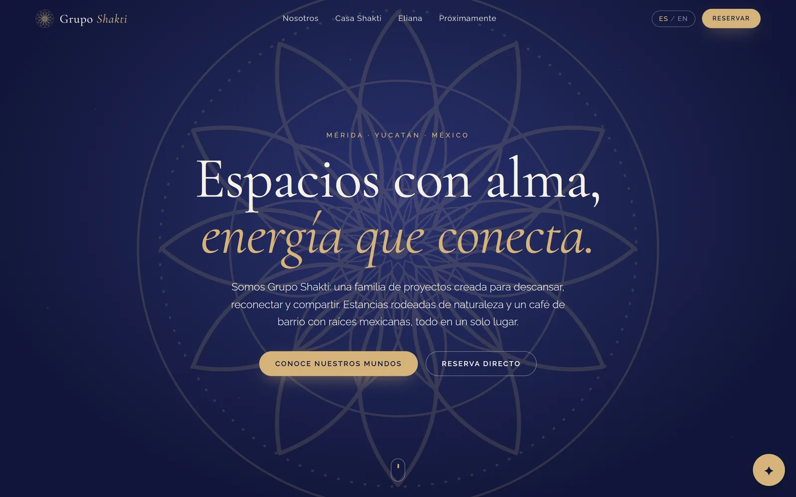 Portada de Grupo Shakti: Espacios con alma, energía que conecta